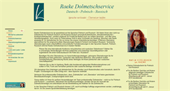 Desktop Screenshot of ihre-dolmetscherin.de